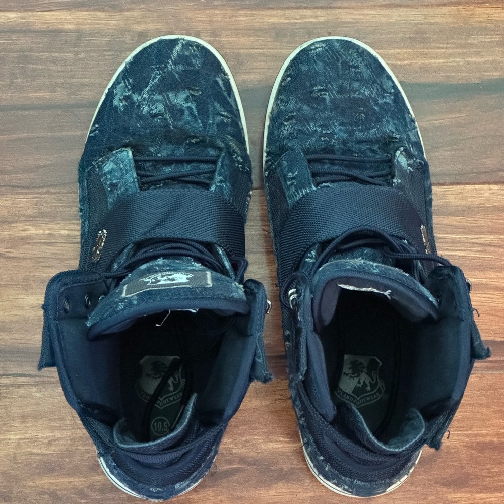 Men's Black High-Top Sneakers